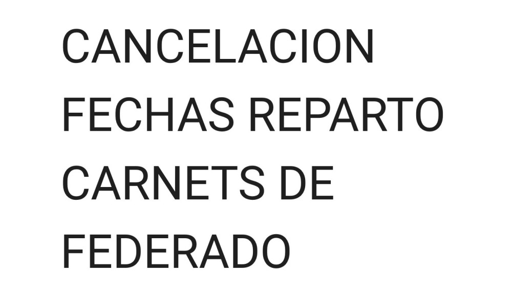 cancelacion-fechas-entrega-carnets-federados